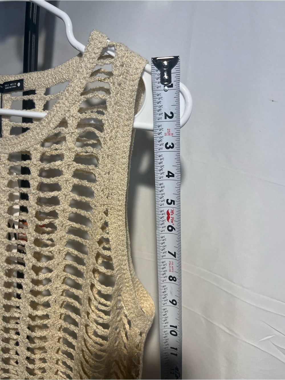 NWT Zara Open Knit Mesh Tunic Maxi Dress / Coverup - Cream - Size
Small - Picture 3 of 10